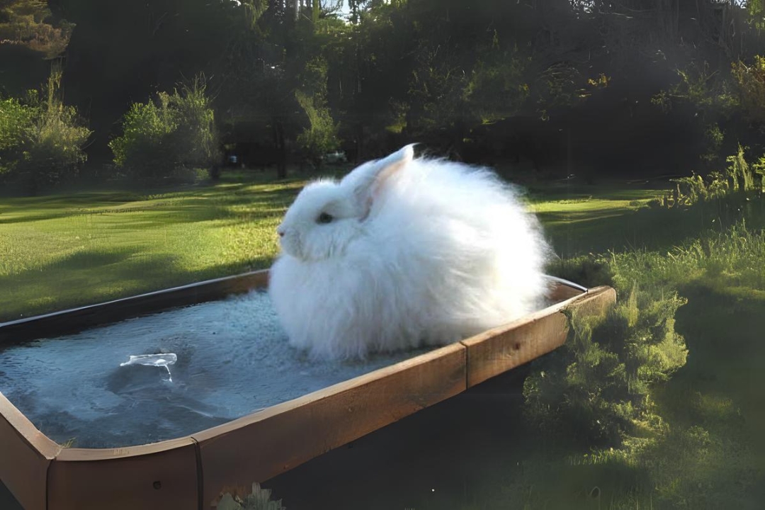 French Angora Rabbits